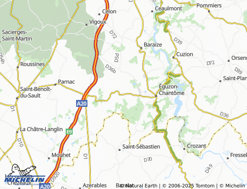 Carte MICHELIN Argentière - ViaMichelin