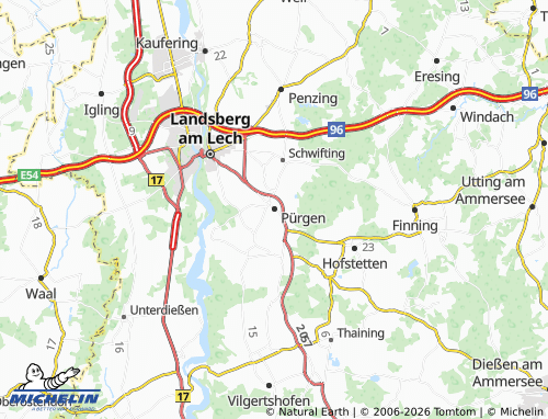 Mappa MICHELIN Pürgen - ViaMichelin