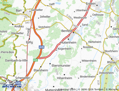 Mapa MICHELIN Sermersheim - ViaMichelin