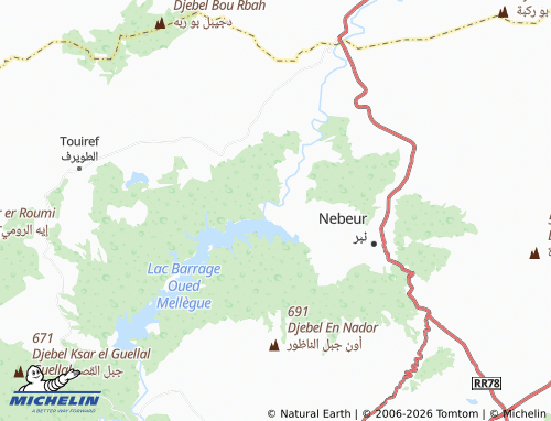 Mappa MICHELIN Mallaq - ViaMichelin