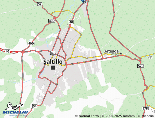 MICHELIN Bosques de La Aurora map - ViaMichelin