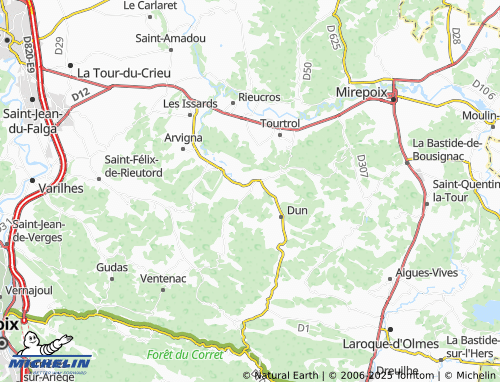 MICHELIN Engraviès map - ViaMichelin
