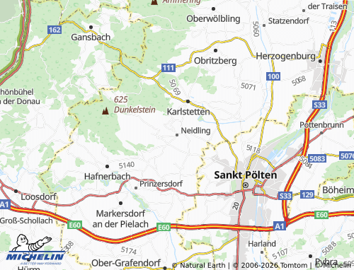 Mapa MICHELIN Neidling - ViaMichelin
