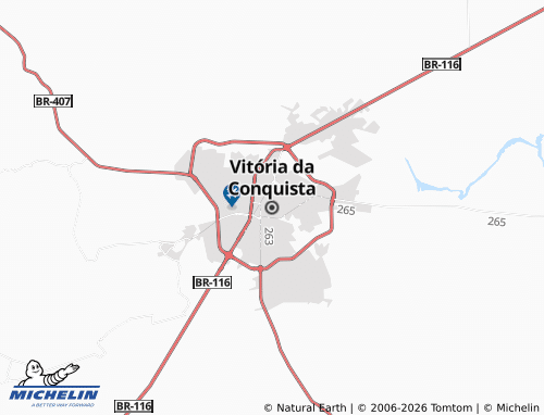 Mapa MICHELIN Vitória da Conquista - ViaMichelin