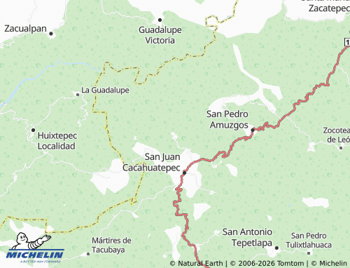 MICHELIN-Landkarte San Antonio Ocotlán - ViaMichelin