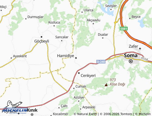 Mappa MICHELIN Hamidiye - ViaMichelin
