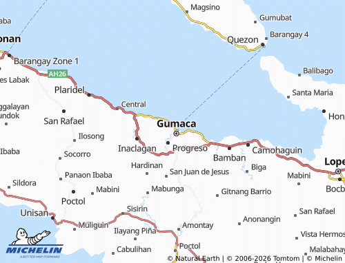 MICHELIN Butaguin map - ViaMichelin