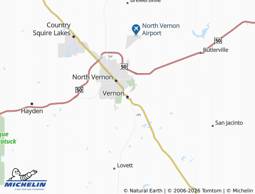 Mapa MICHELIN Vernon - ViaMichelin