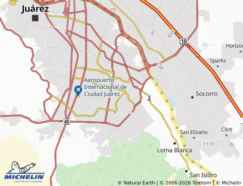MICHELIN Morelos I map - ViaMichelin