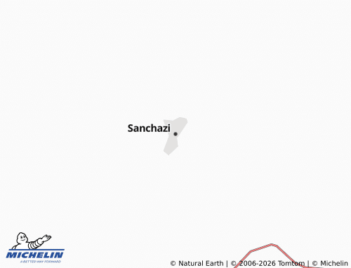 MICHELIN Sanchazi map - ViaMichelin