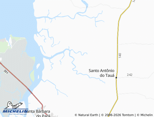 MICHELIN-Landkarte Espírito Santo do Tauá - ViaMichelin