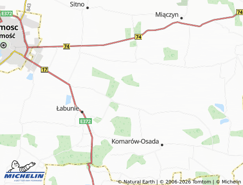 Carte MICHELIN Bródek - ViaMichelin