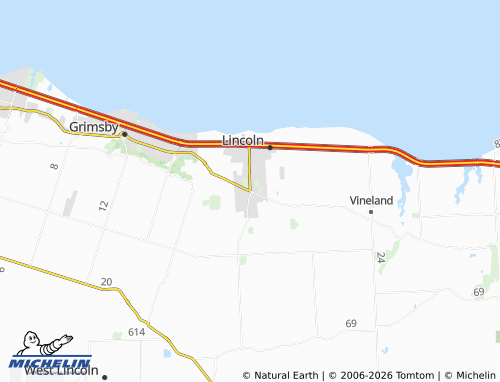 Mappa MICHELIN Beamsville - ViaMichelin