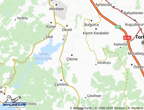 MICHELIN Çileme map - ViaMichelin