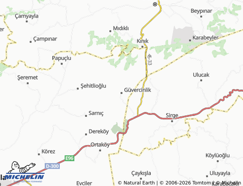 Mappa MICHELIN Güvercinlik - ViaMichelin