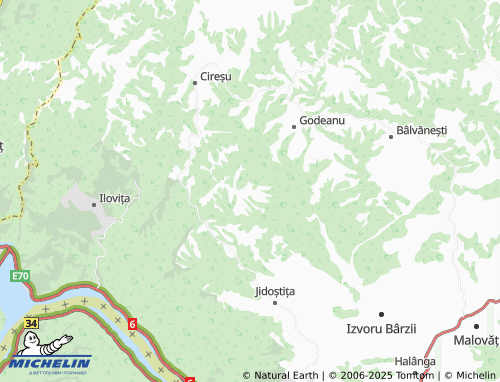 MICHELIN-Landkarte Schitu Topolniței - ViaMichelin