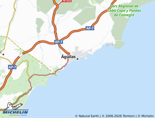 Mappa MICHELIN Águilas - ViaMichelin