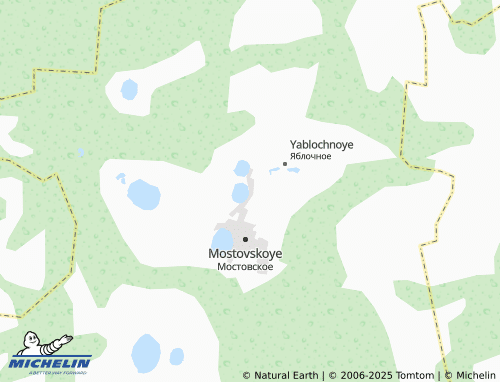 MICHELIN Bol'shoye Molotovo map - ViaMichelin