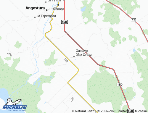 Mapa MICHELIN Gustavo Díaz Ordaz - ViaMichelin