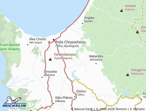 Mapa MICHELIN Agios Isidoros - ViaMichelin