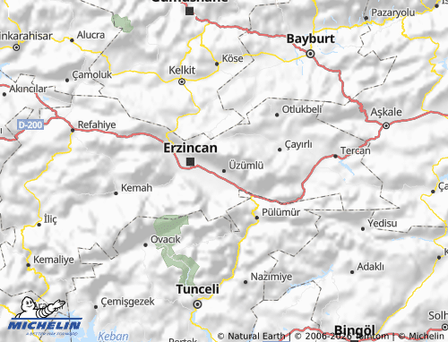 Mappa MICHELIN Üzümlü - ViaMichelin