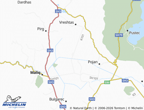 Mapa MICHELIN Sheqeras - ViaMichelin