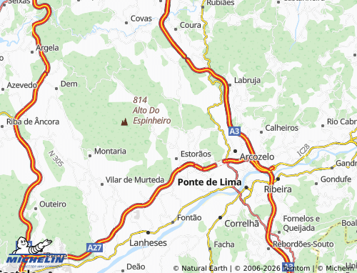 Mapa MICHELIN Breia - ViaMichelin