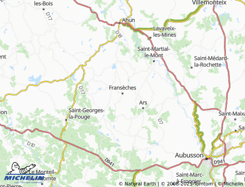 Carte MICHELIN Fransèches - ViaMichelin