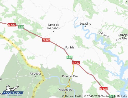 Mappa MICHELIN Fonfría - ViaMichelin