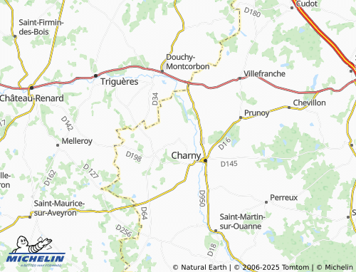 Carte MICHELIN Chêne-Arnoult - ViaMichelin