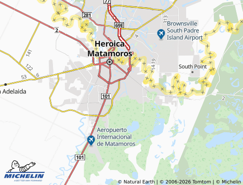 Mapa MICHELIN Ampliación - ViaMichelin