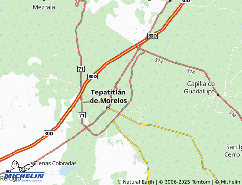MICHELIN La Cuesta map - ViaMichelin