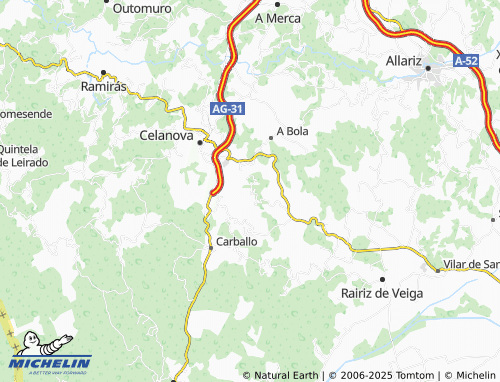MICHELIN-Landkarte Sorga (San Mamede) - ViaMichelin
