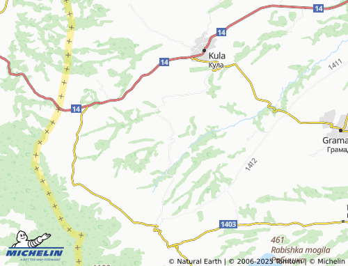 MICHELIN Staropatitsa map - ViaMichelin