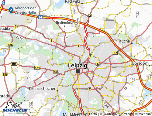 MICHELIN Gohlis-Süd map - ViaMichelin