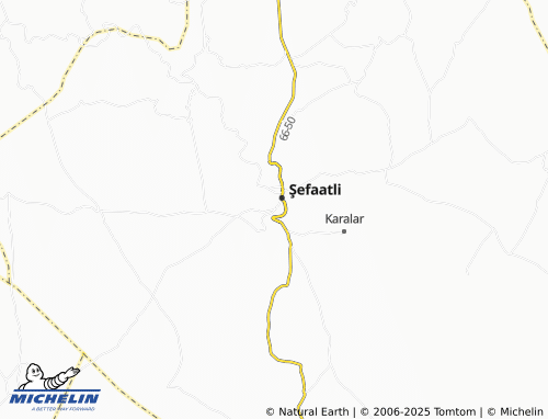 MICHELIN Cumhuriyet map - ViaMichelin