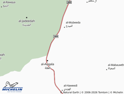 MICHELIN-Landkarte Oqlat Bin Jubreen - ViaMichelin