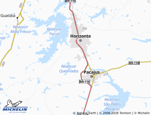 Mapa MICHELIN Queimados - ViaMichelin