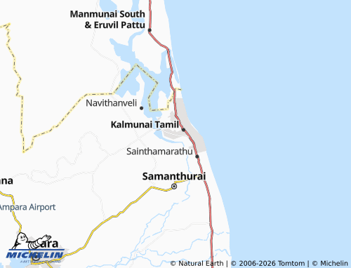 Mappa MICHELIN Natpiddimunai MD 01 - ViaMichelin