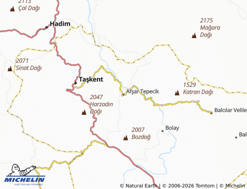 Mappa MICHELIN Afşar Tepecik - ViaMichelin