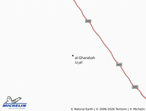 MICHELIN-Landkarte al-Gharabah - ViaMichelin