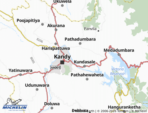Mappa MICHELIN Sirimalwatta Pallegama - ViaMichelin