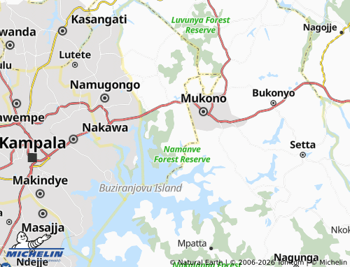 Mappa MICHELIN Namiryango - ViaMichelin