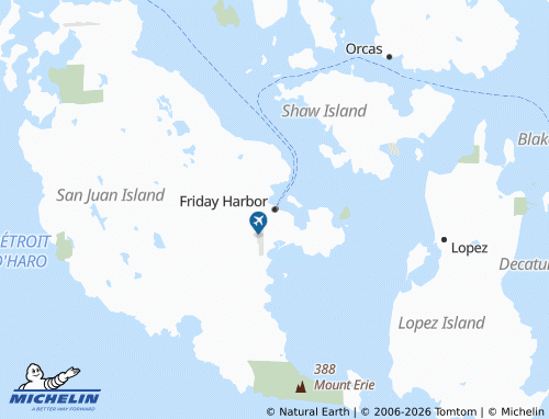 Carte MICHELIN Friday Harbor - ViaMichelin