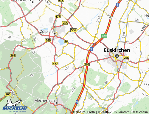 MICHELIN Enzen map - ViaMichelin