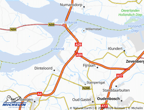 MICHELIN Heijningen map - ViaMichelin