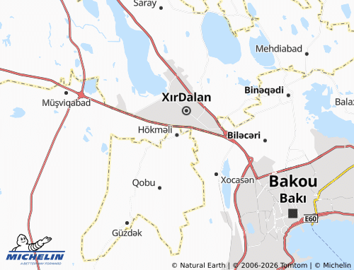 Mappa MICHELIN Hökməli - ViaMichelin