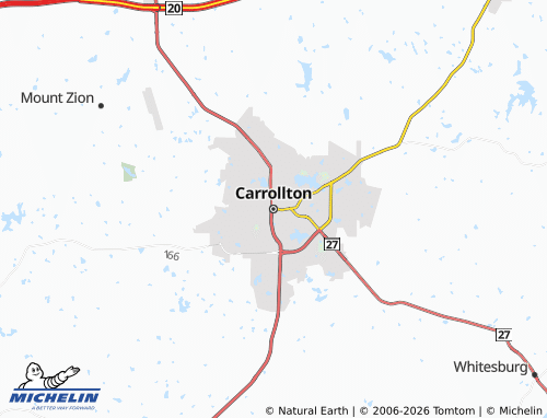 Mappa MICHELIN Carrollton - ViaMichelin