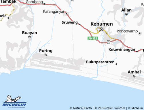 Carte MICHELIN Karangduwur - ViaMichelin