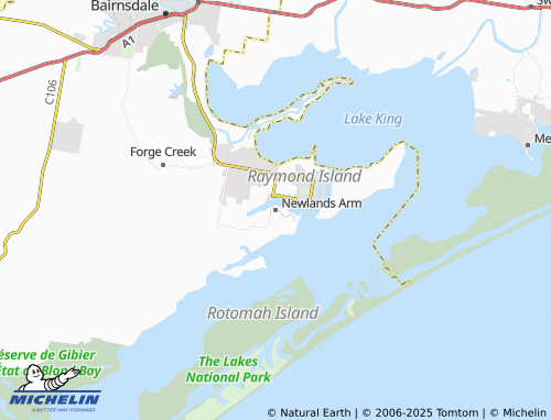 MICHELIN Newlands Arm map - ViaMichelin
